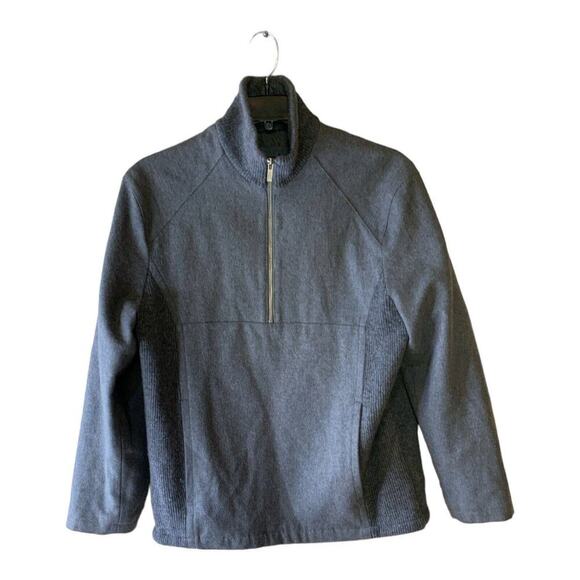 Banana Republic Sweater Recycled Wool Blend Half Zip Pullover Mens Size Medium - Picture 3 of 7